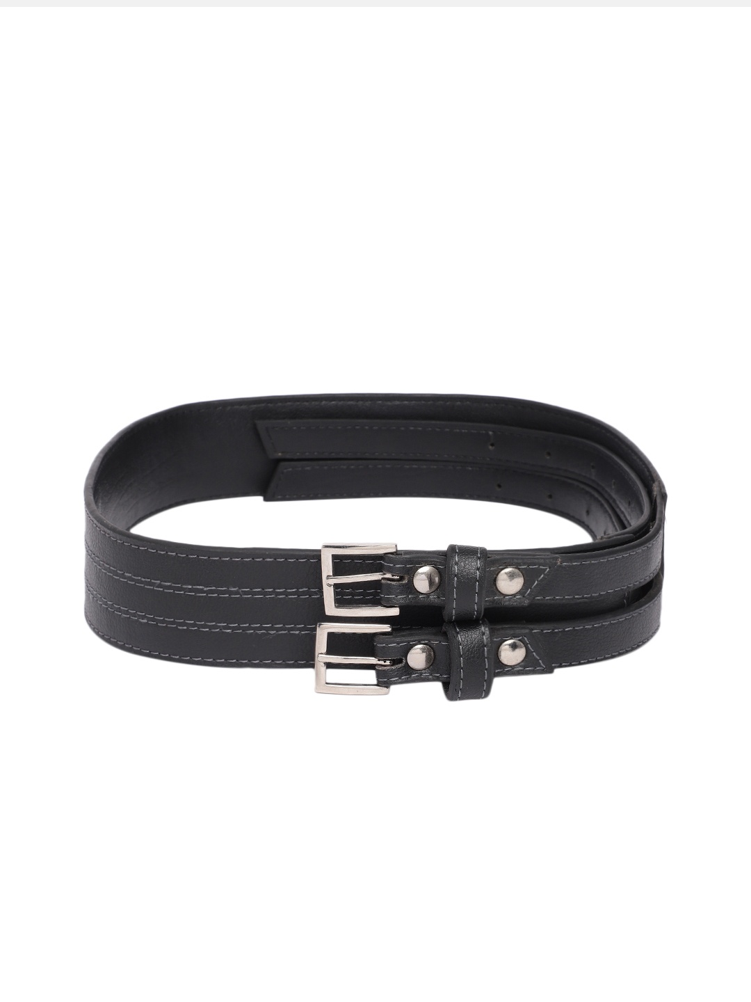 

Baggit Women Solid Wide PU Belt, Black