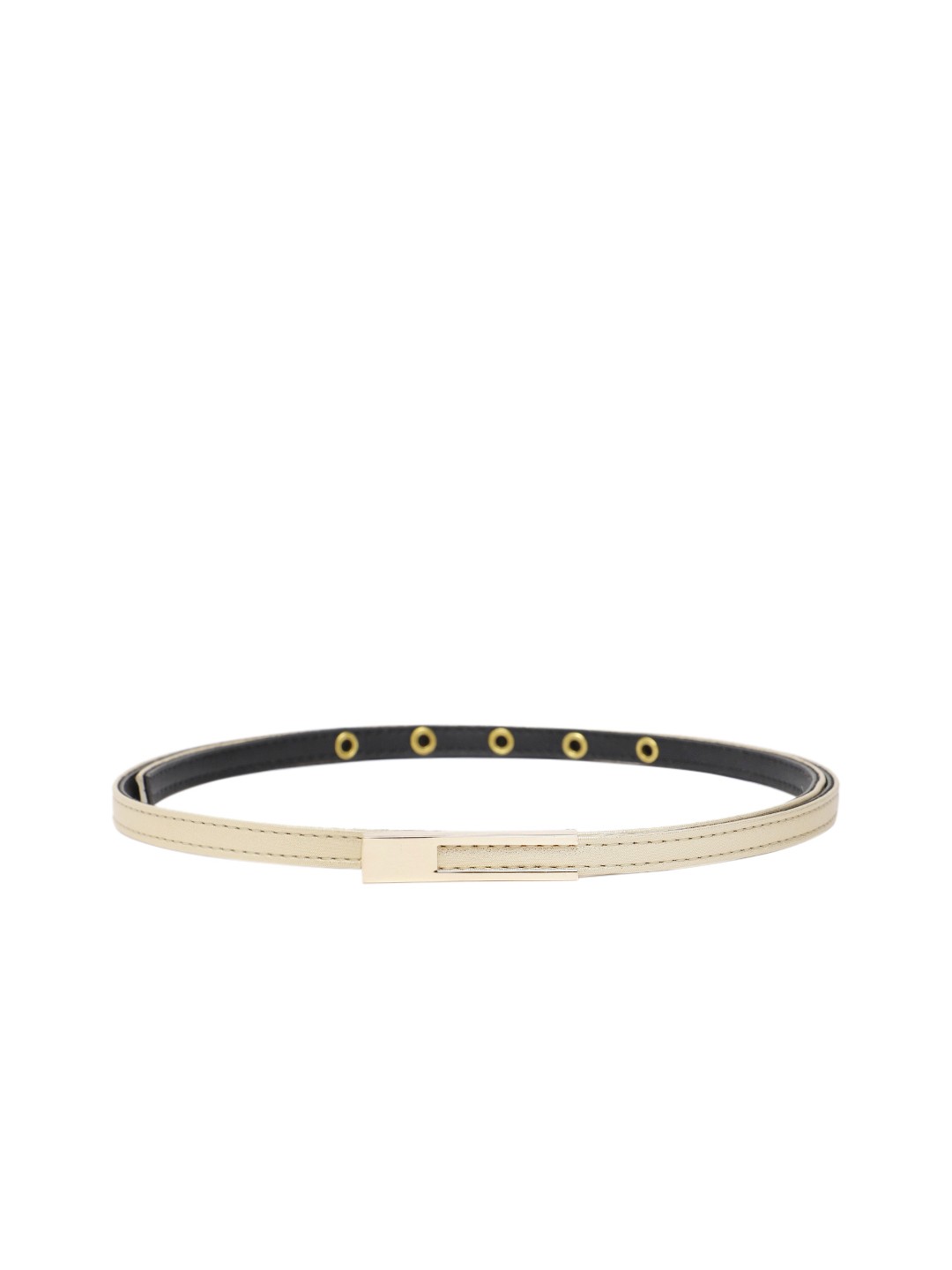 

Baggit Women Slim Belt, Gold