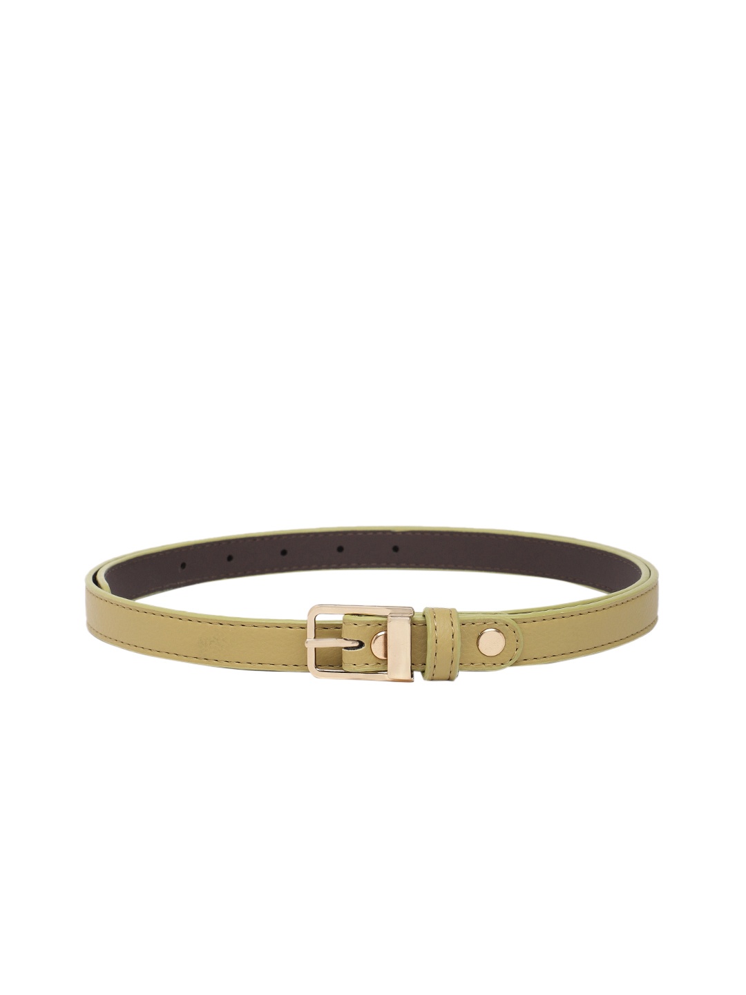 

Baggit Women Solid Slim Belt, Green