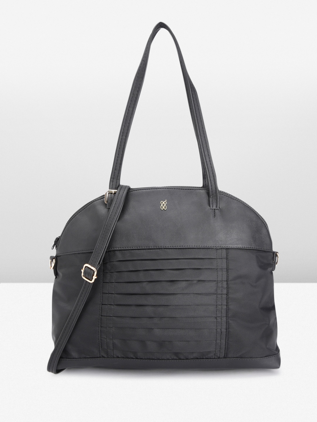 

Baggit Women Textured Shoulder Bag, Black