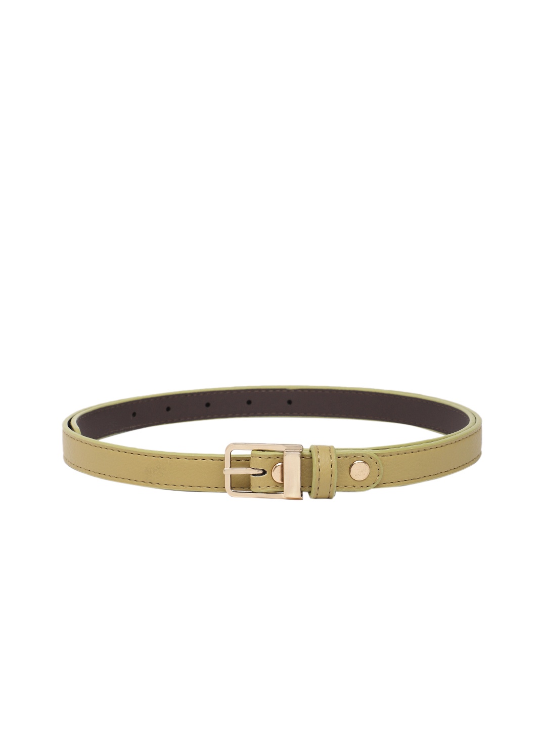 

Baggit Women Solid Slim Belt, Green