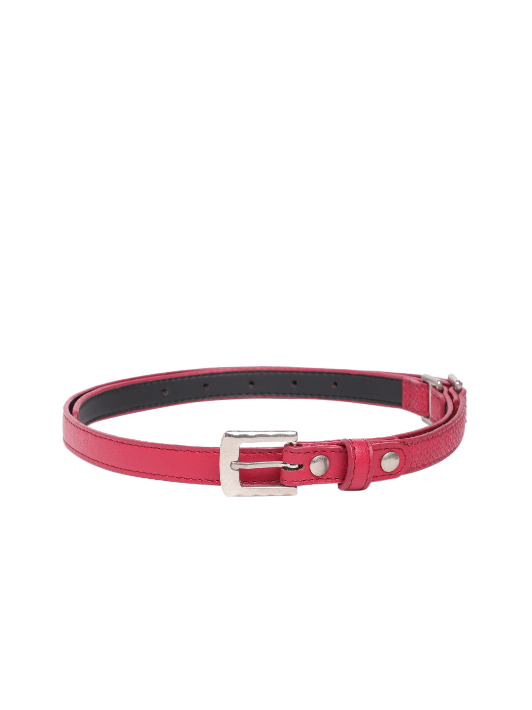 

Baggit Women Solid PU Belt, Red