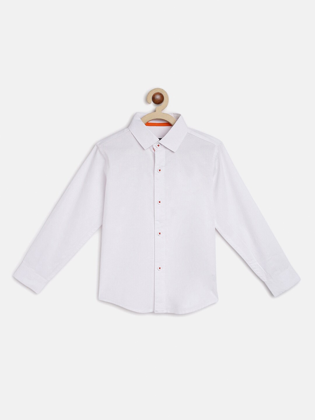 

TALES & STORIES Boys Pure Cotton Casual Shirt, White