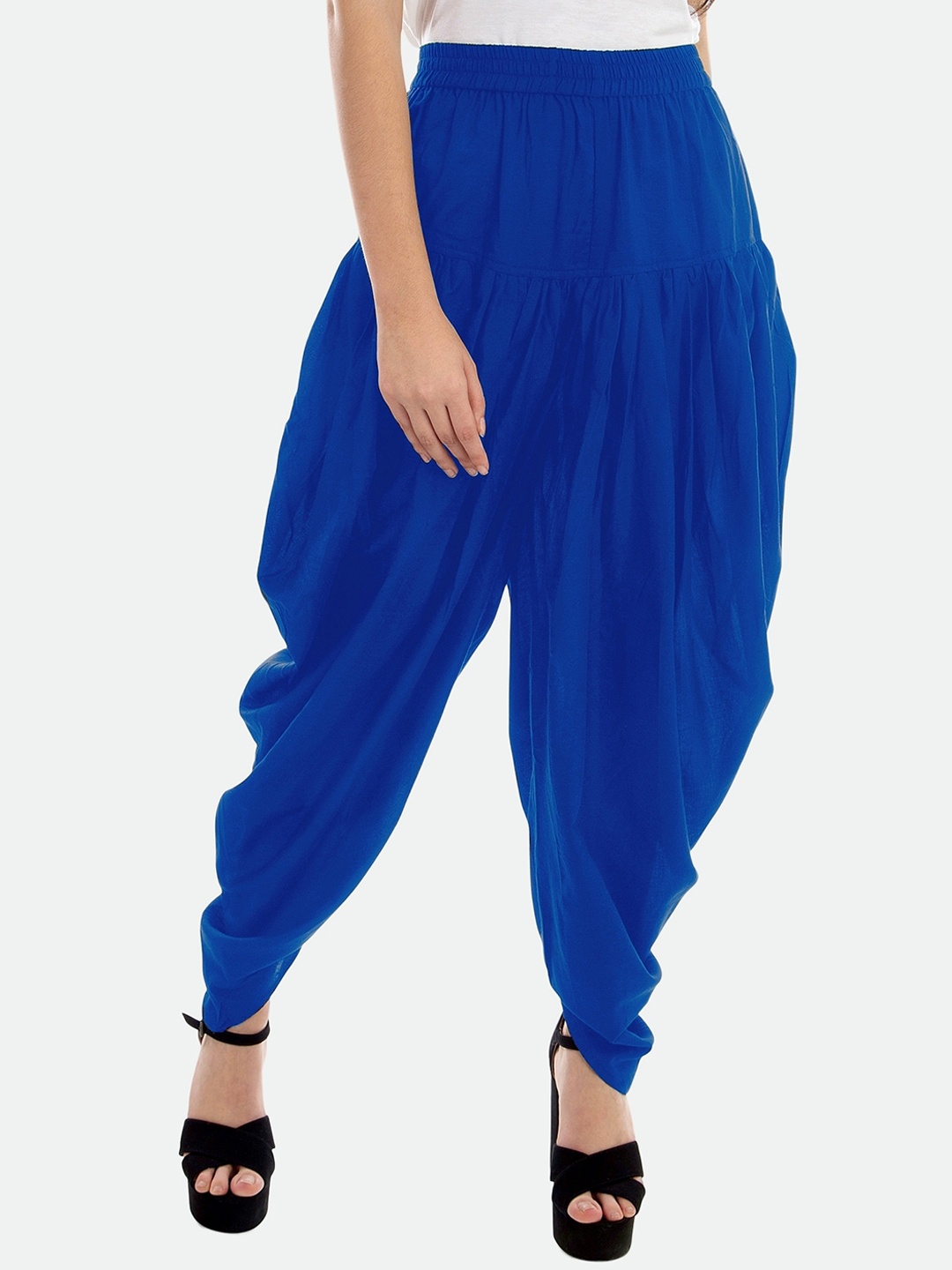 

PATRORNA Women Loose-Fit Dhoti Pants, Blue