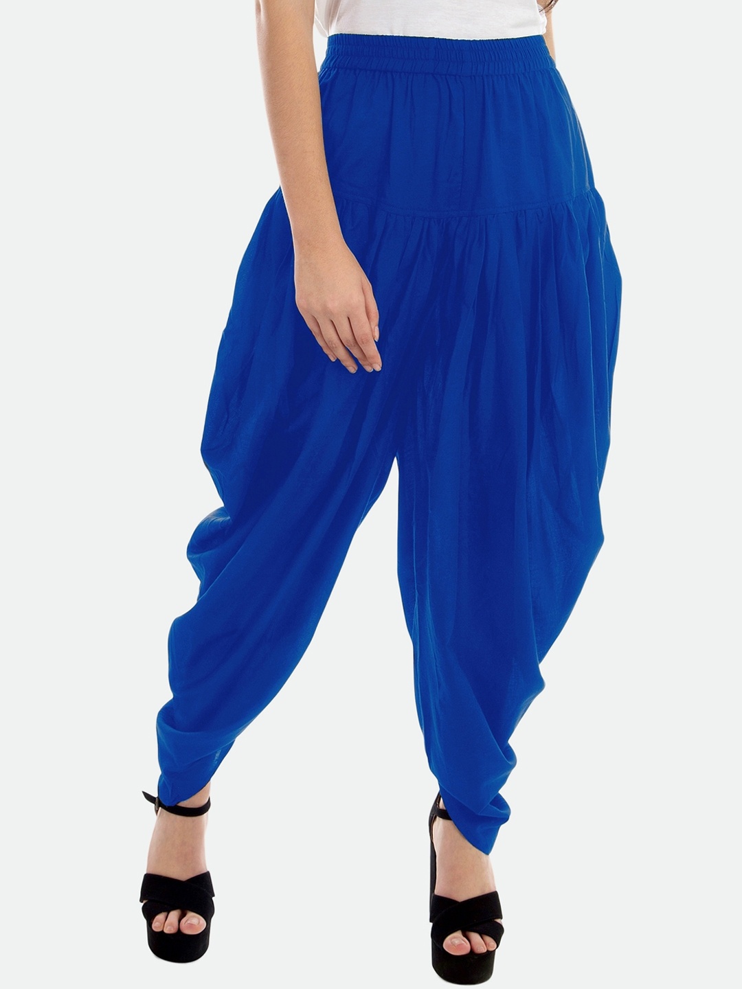 

PATRORNA Women Ankle Length DhotiPant, Blue
