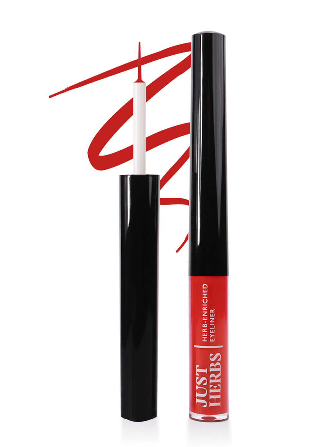 

Just Herbs Waterproof Herb-Enriched Liquid Eyeliner 2.5 ml - Cherry Bomb, Red