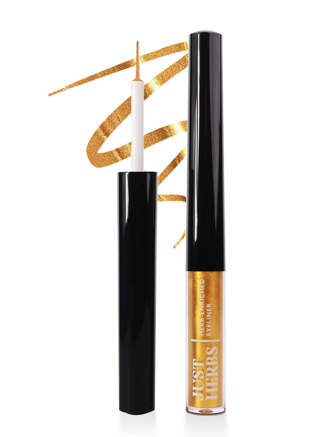 

Just Herbs Waterproof Herb-Enriched Liquid Eyeliner 2.5 ml - Golden Hour, Gold
