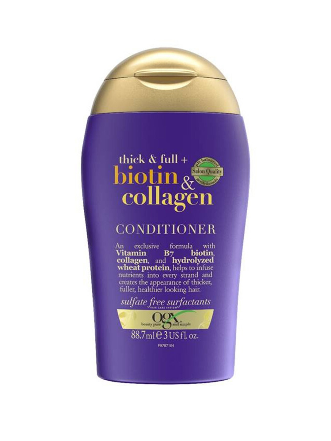 

OGX Thick Full Biotin & Collagen Conditioner for Healthy Hair - 88.7 ml, Purple