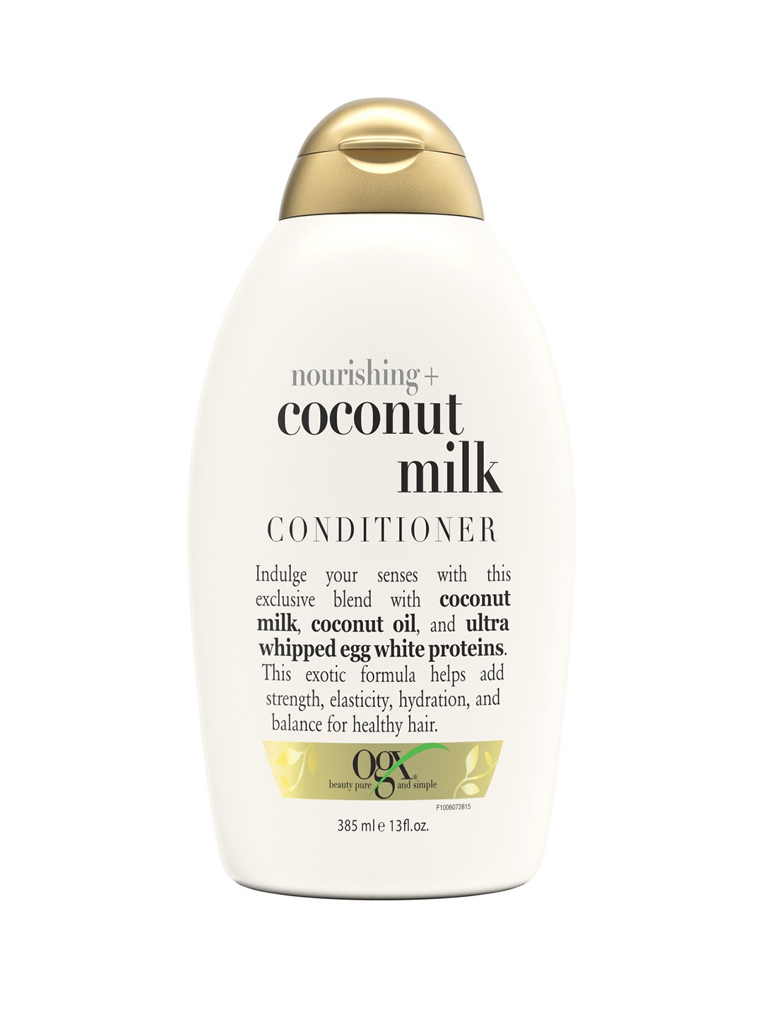 

OGX Nourishing + Coconut Milk Moisturizing Conditioner for Strong & Healthy Hair - 385 ml, White