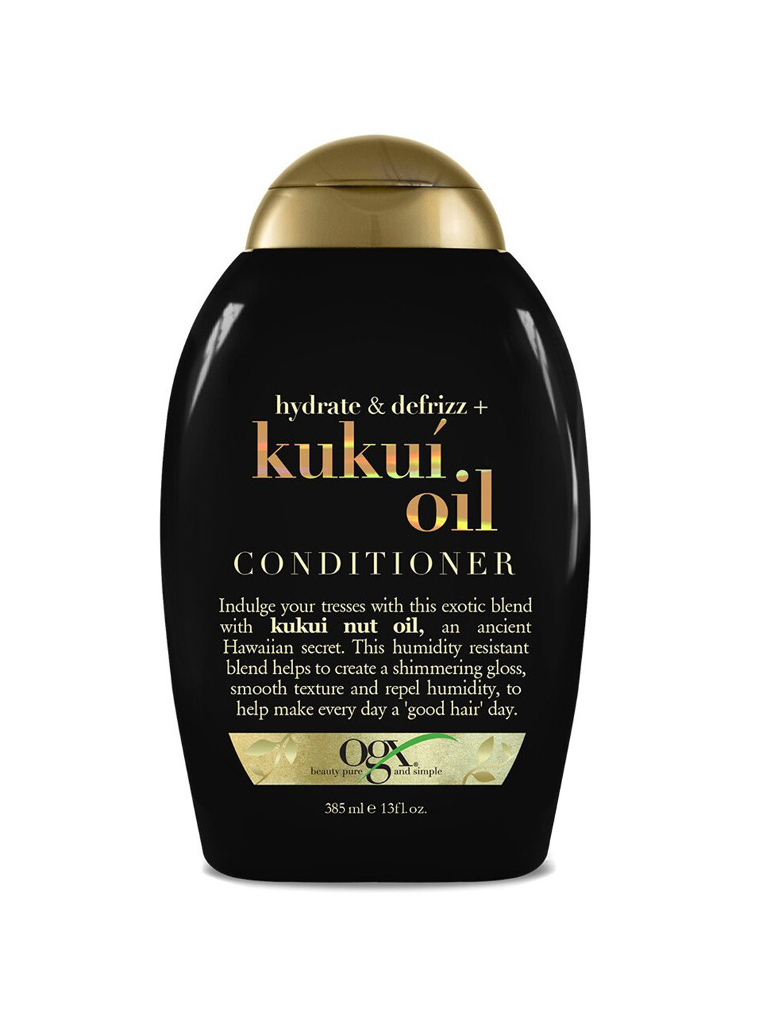 

OGX Hydrate & Defrizz + Kukui Oil Conditioner - 385 ml, Black