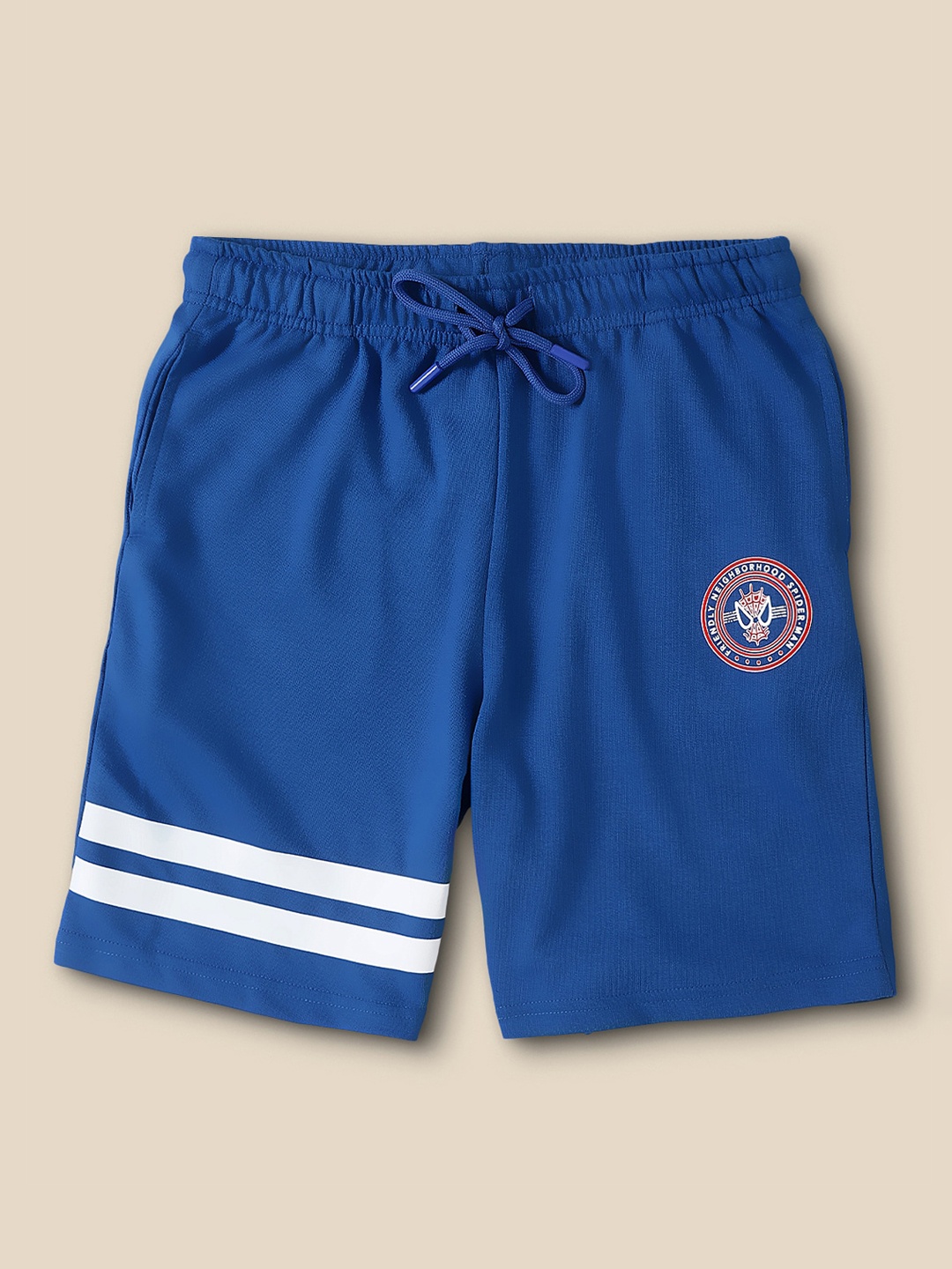 Kids Ville Boys Spiderman Printed Shorts, Blue