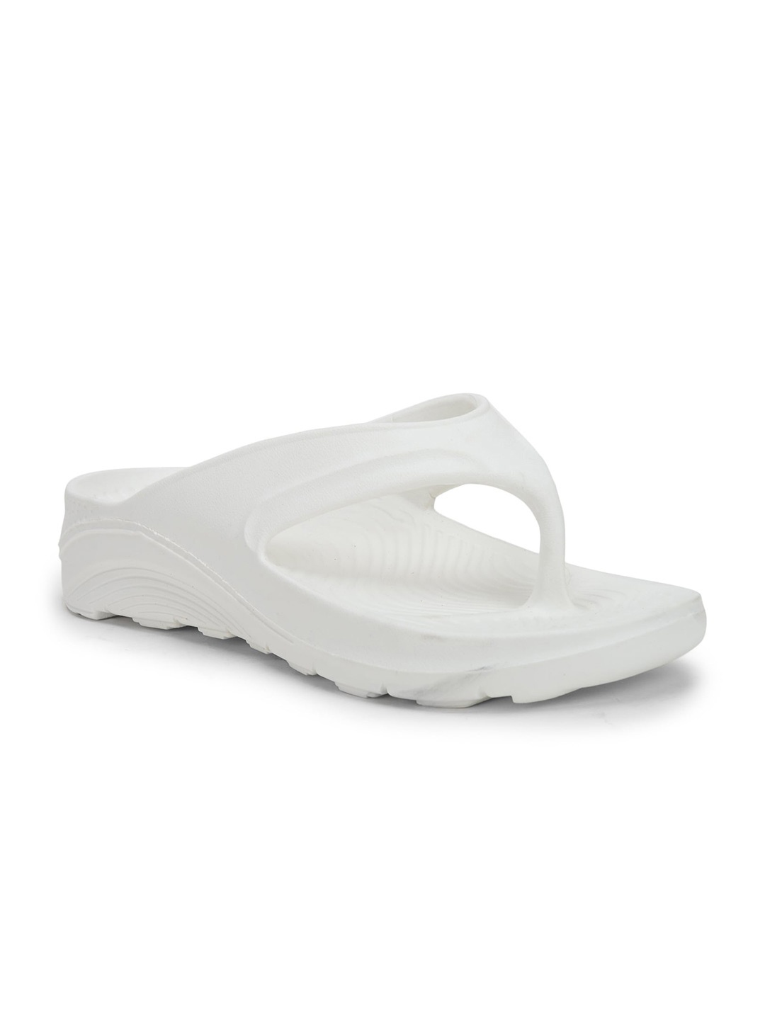 

COBB Men Rubber Thong Flip-Flops, White
