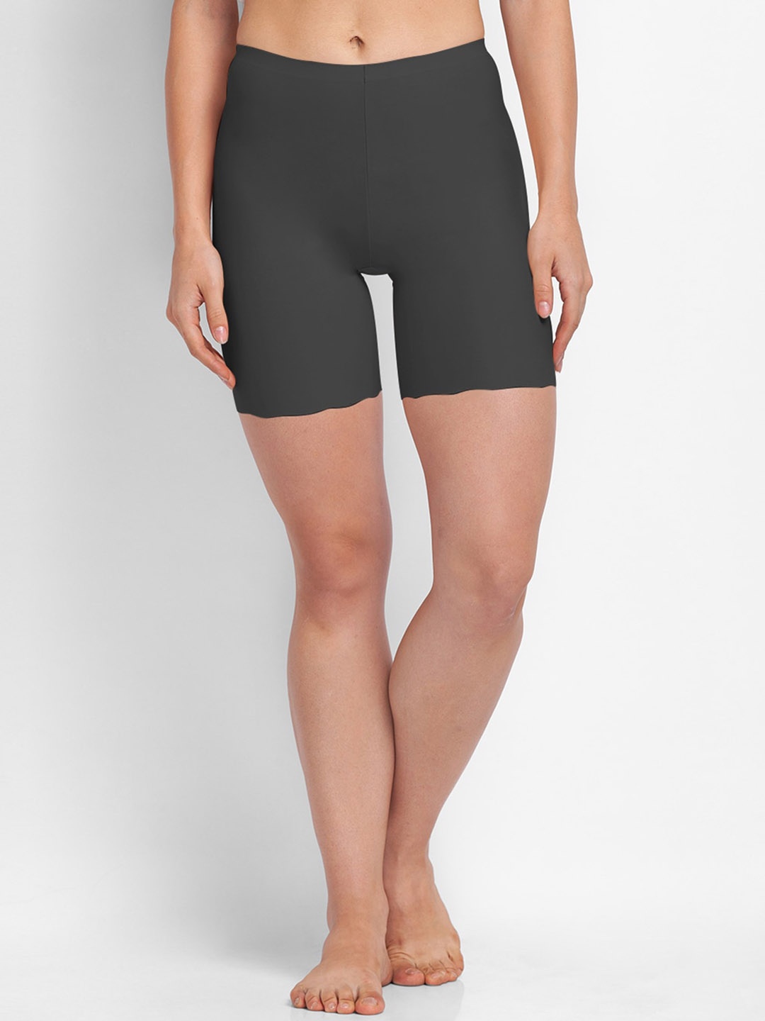 

NOIRA Women Seamless Boy Shorts Briefs 6035_B_NO, Black
