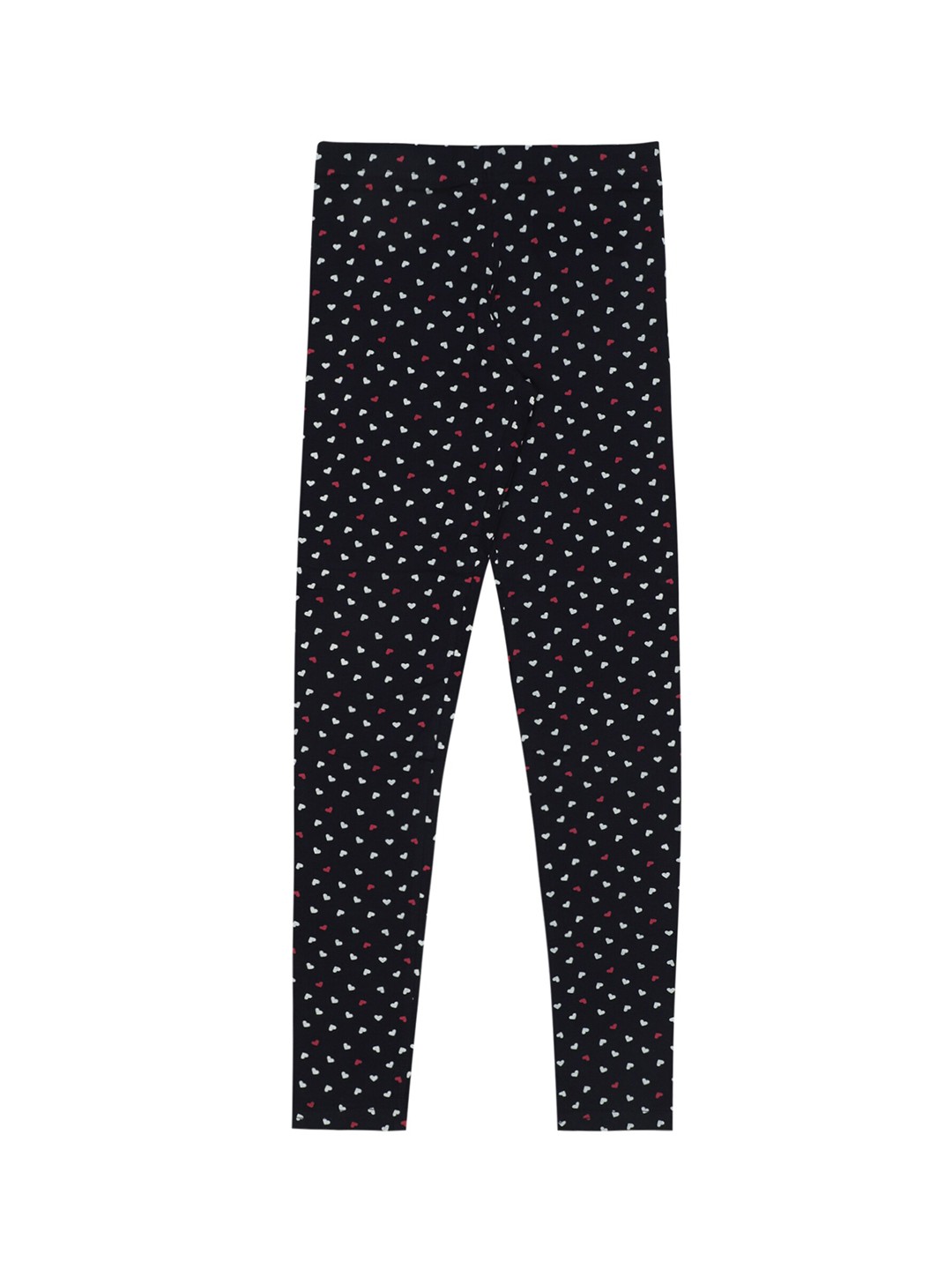 

Bodycare KidsGirls Printed Cotton Ankle-Length Leggings, Navy blue