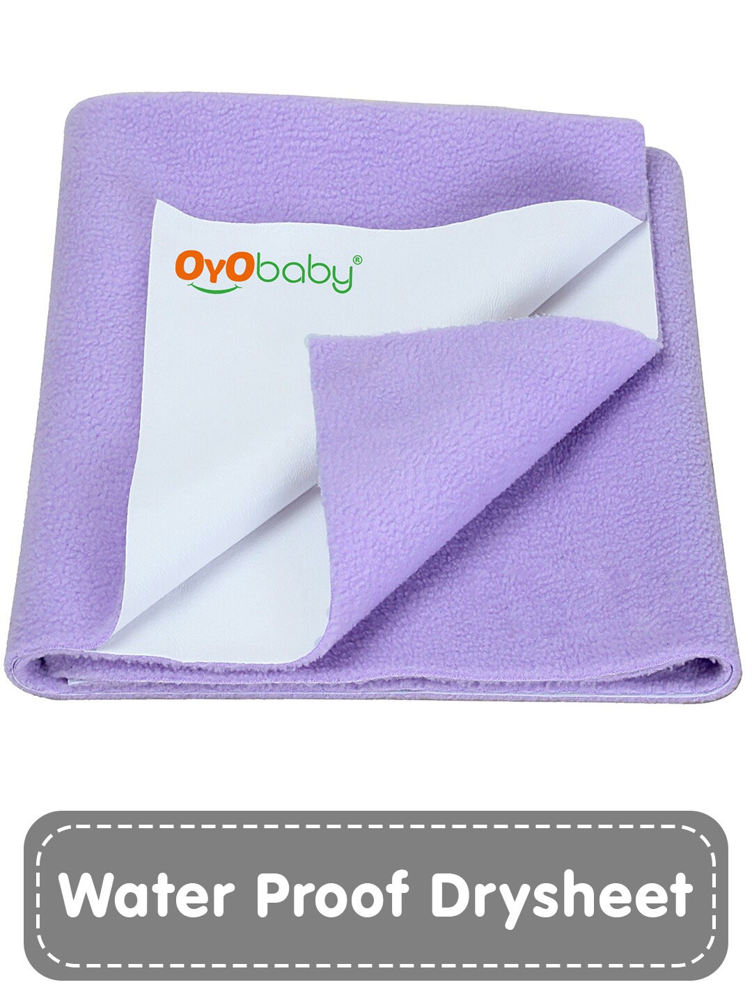 

OyO Baby Violet Waterproof & Baby Dry Sheet Polycotton Mattress Protector