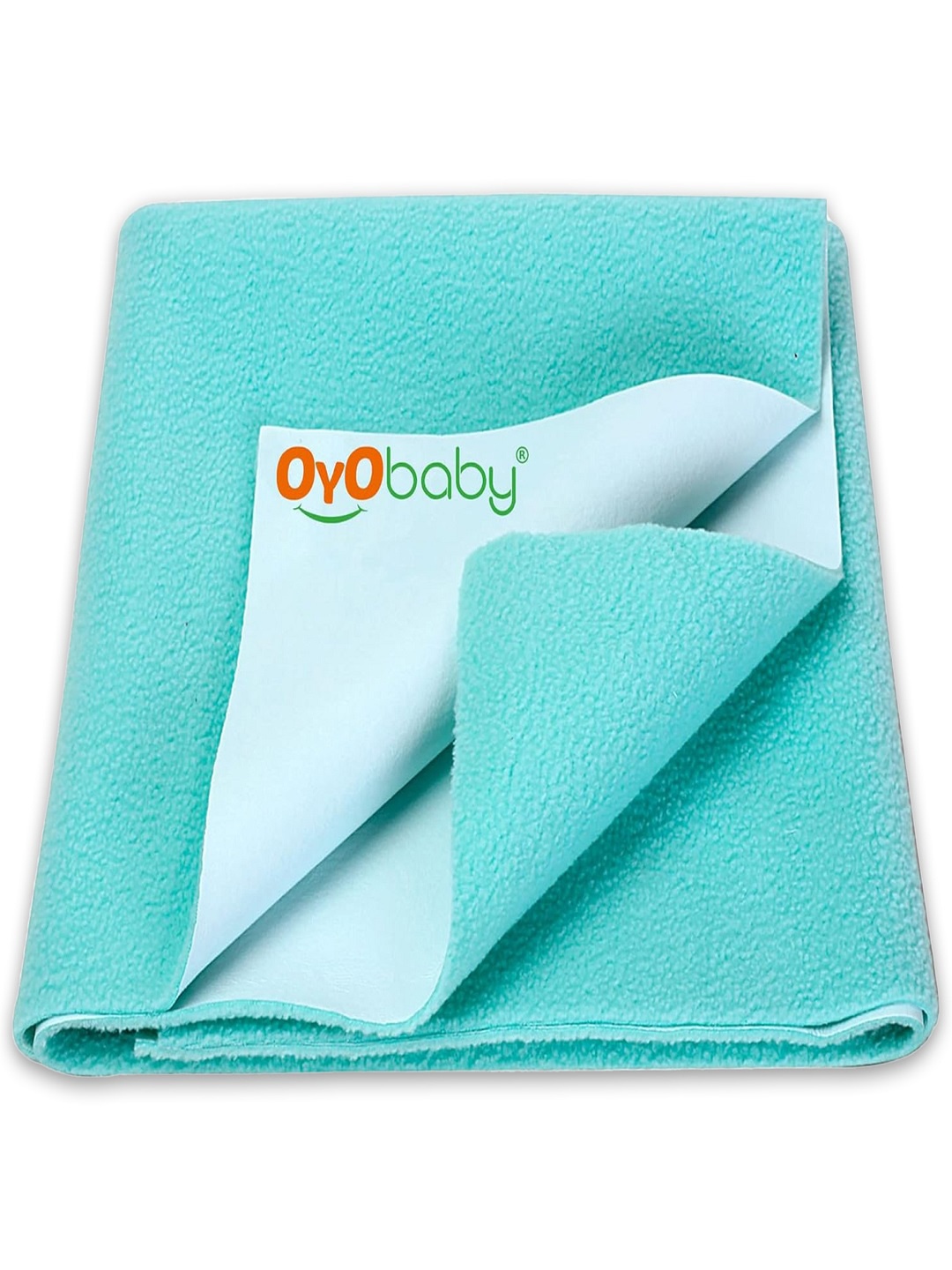 

OyO Baby Sea Green Waterproof & Baby Dry Sheet Polycotton Mattress Protector