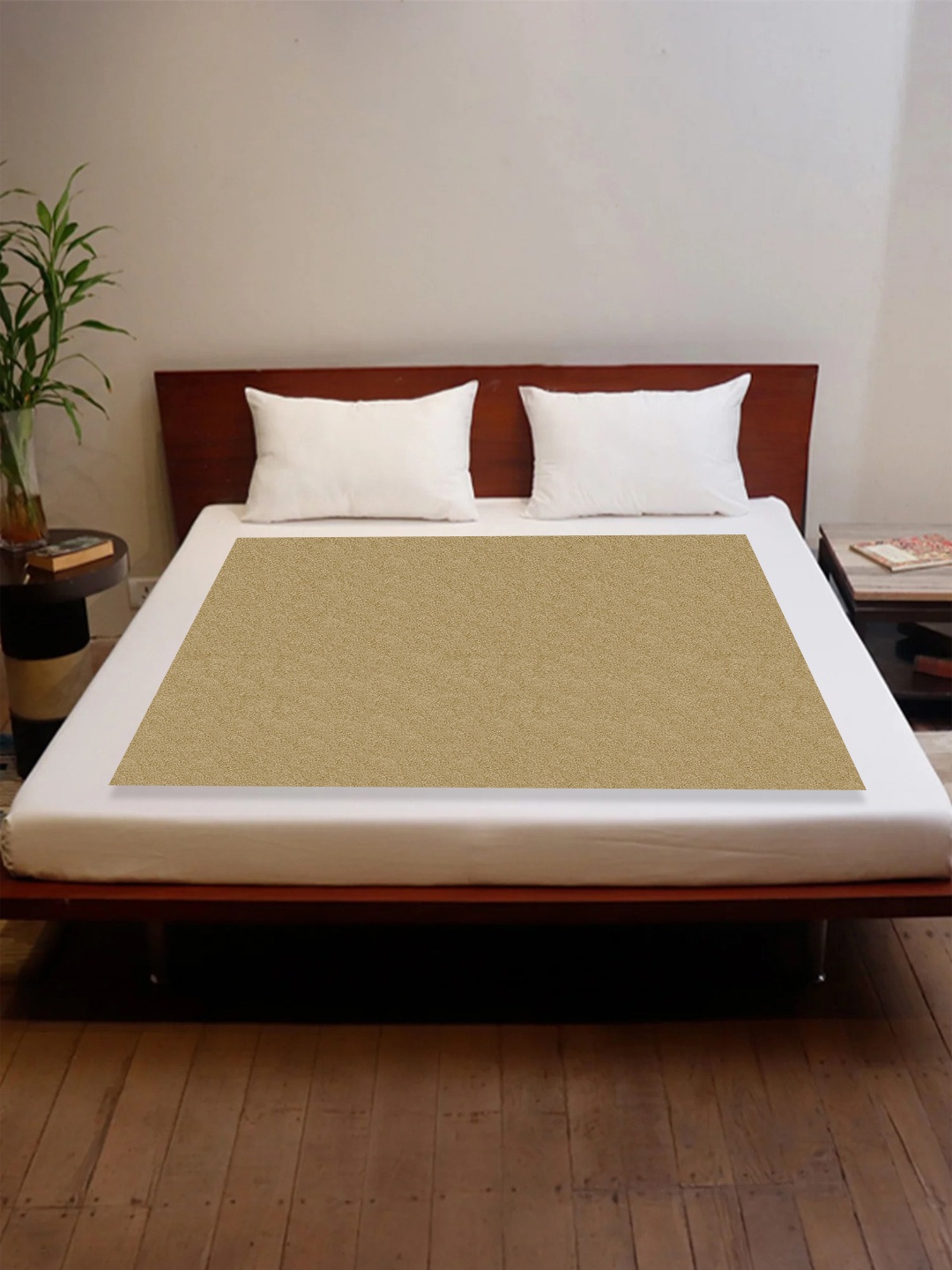 

OyO Baby Beige Waterproof & Baby Dry Sheet Polycotton Mattress Protector