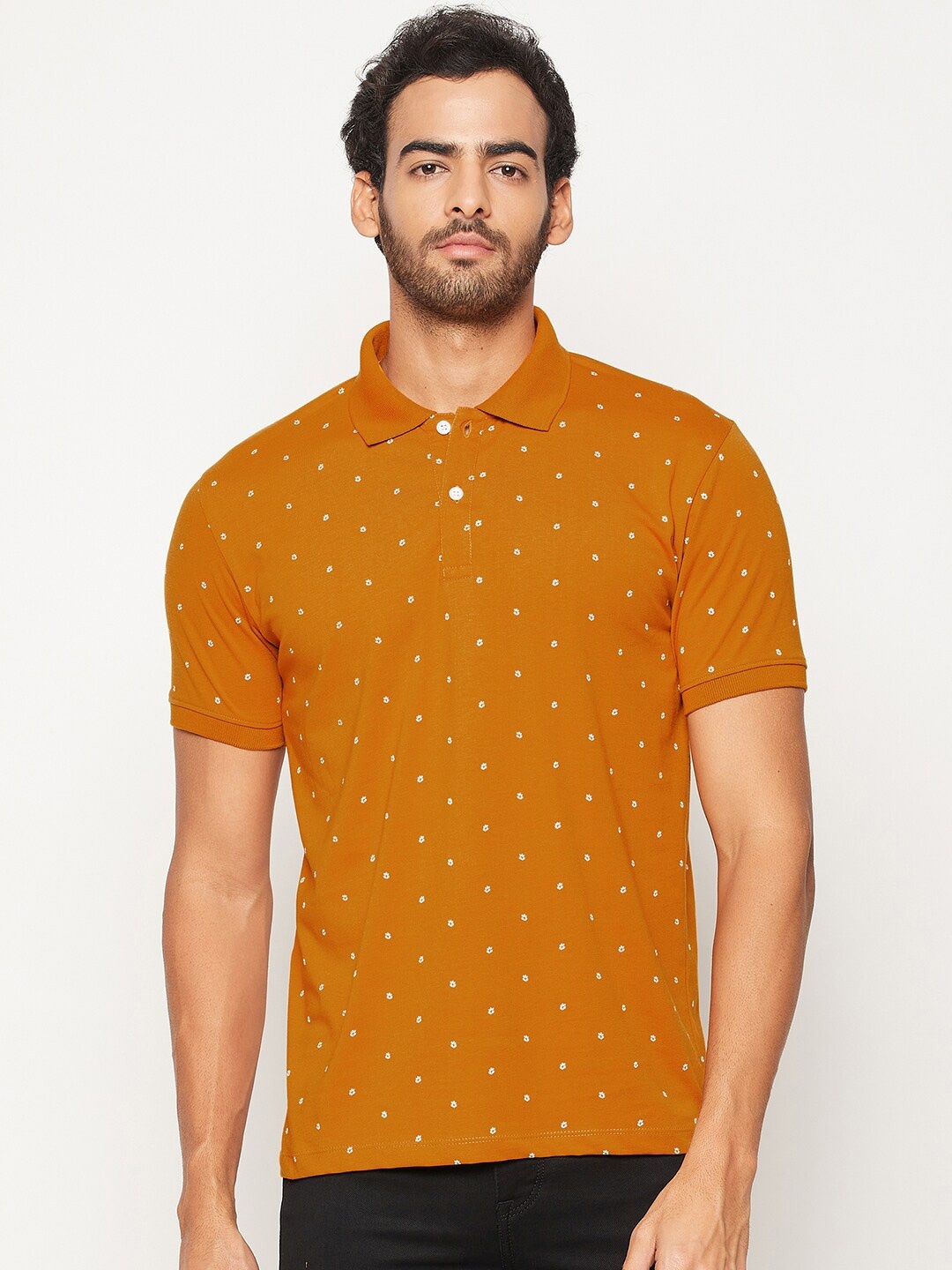 

WILD WEST Conversational Printed T-shirt, Mustard