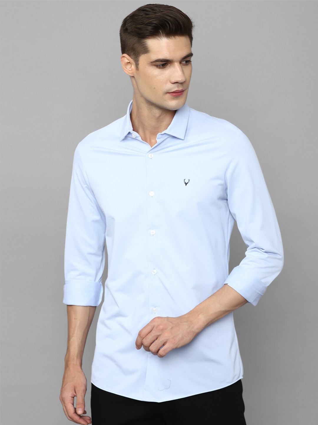 

Allen Solly Slim Fit Cotton Casual Shirt, Blue