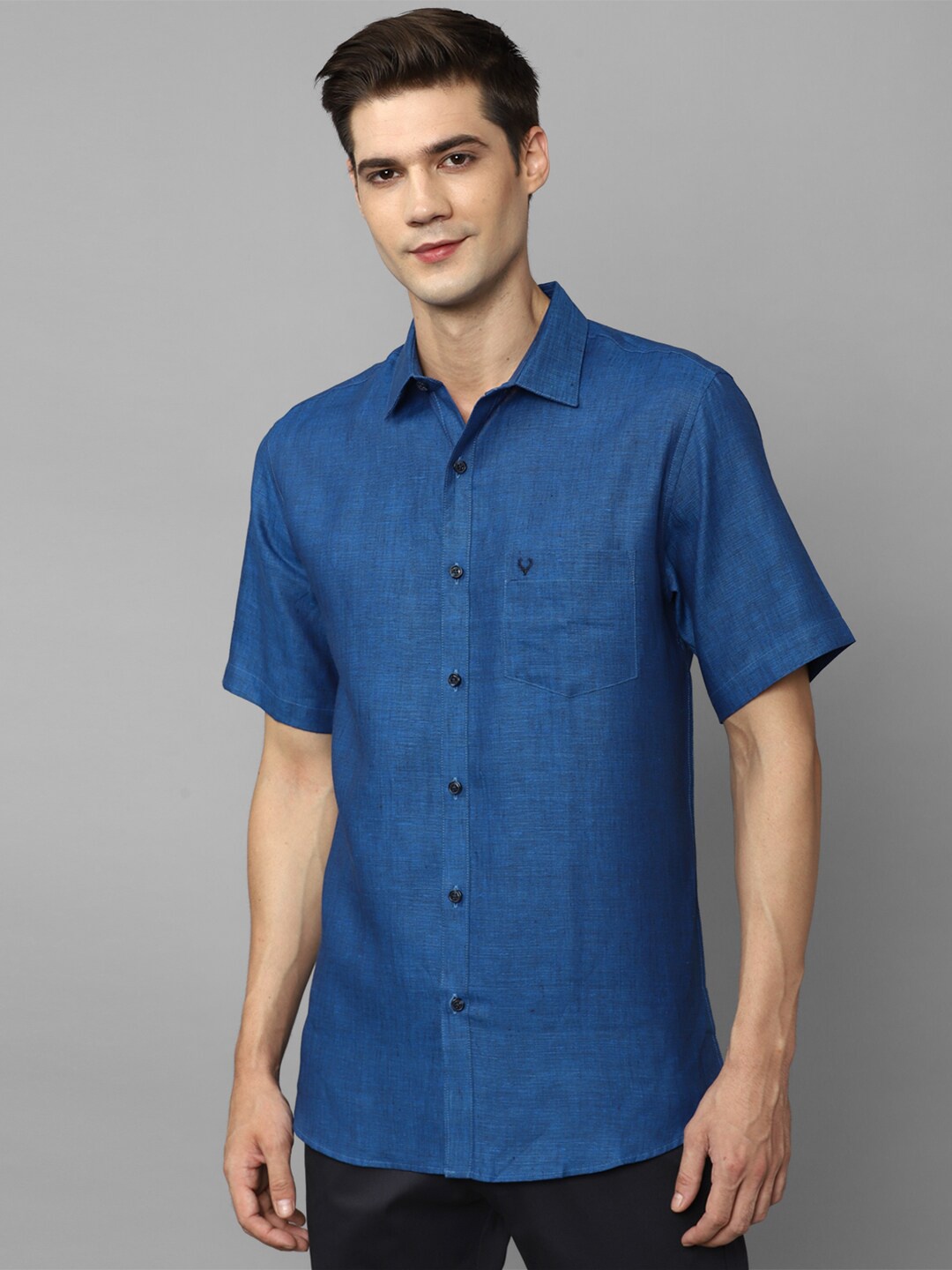 

Allen Solly Spread Collar Slim Fit Casual Shirt, Blue