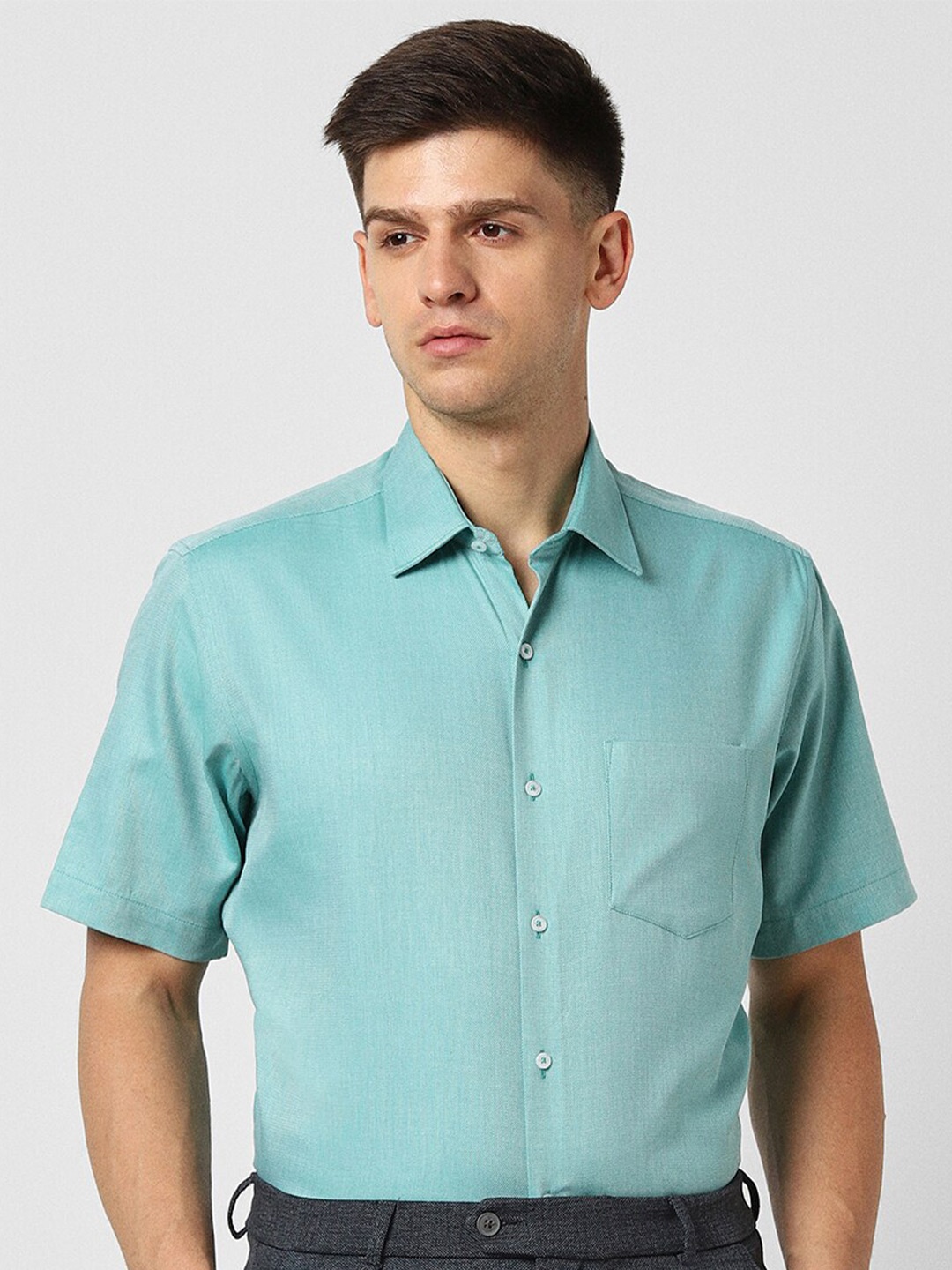 

Van Heusen Pure Cotton Formal Shirt, Blue