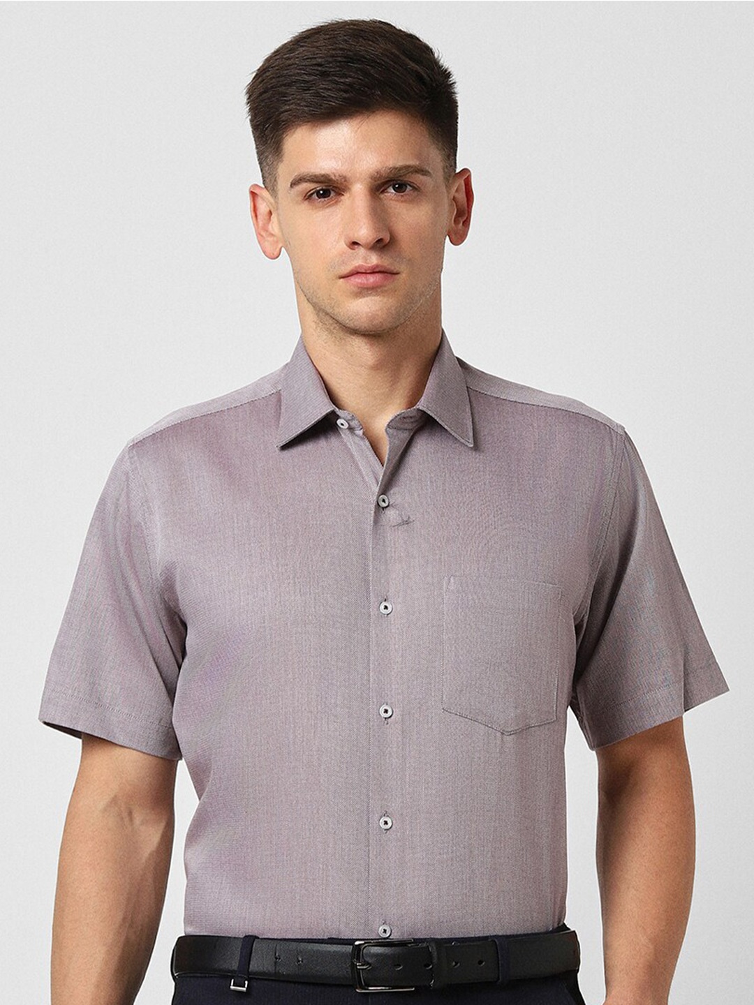 

Van Heusen Opaque Pure Cotton Formal Shirt, Grey