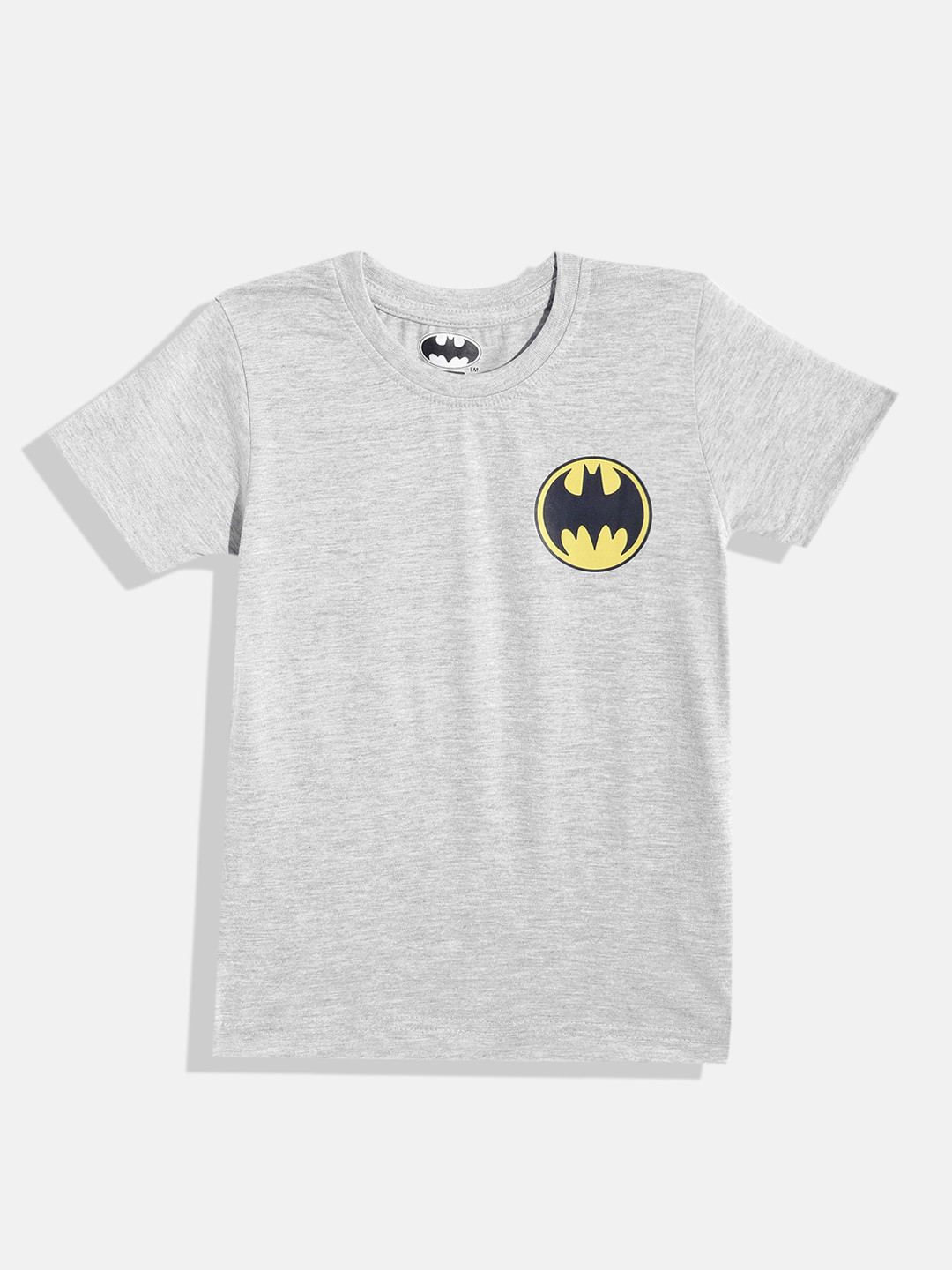 

Eteenz Boys Premium Cotton Batman Printed T-shirt, Grey