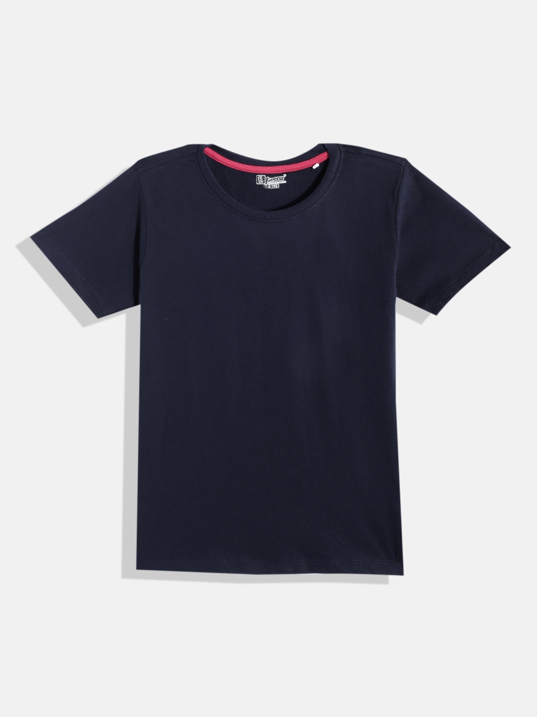 

Eteenz Boys Round Neck Premium Cotton T-shirt, Navy blue