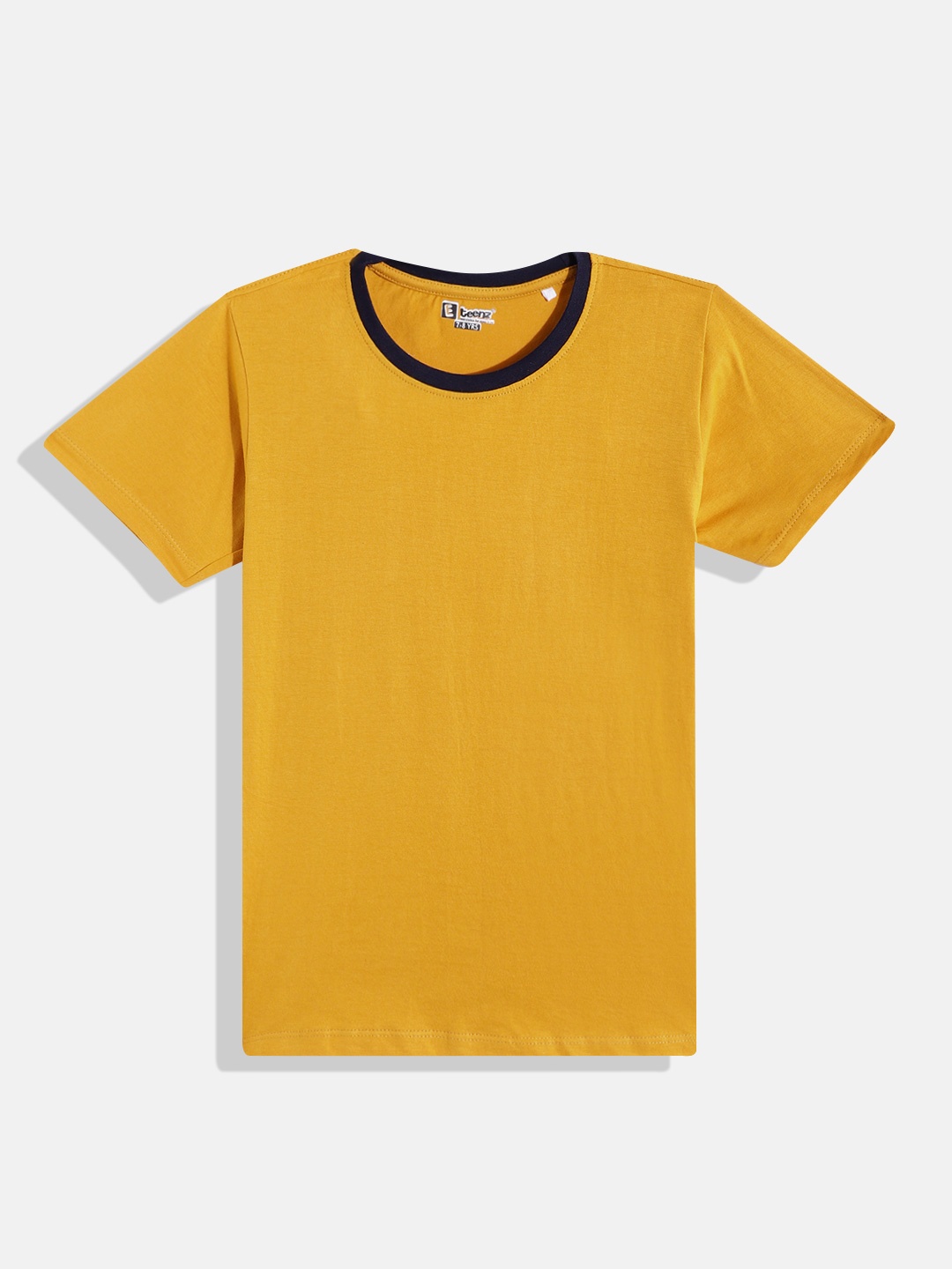 

Eteenz Boys Round Neck Premium Cotton T-shirt, Yellow