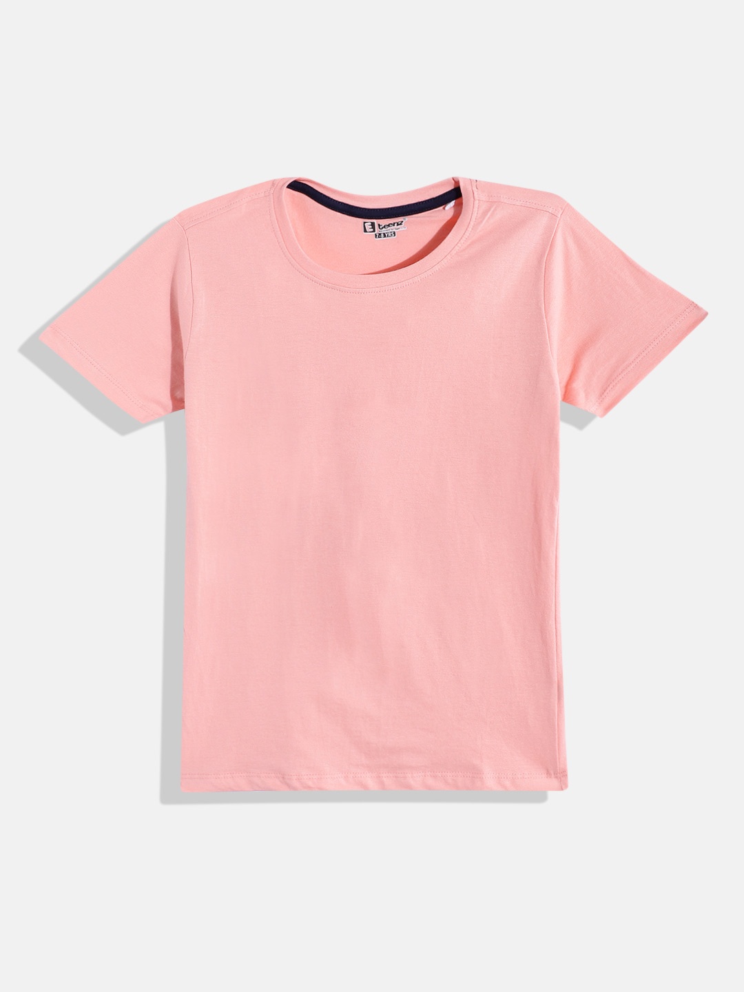 

Eteenz Boys Round Neck Premium Cotton T-shirt, Peach