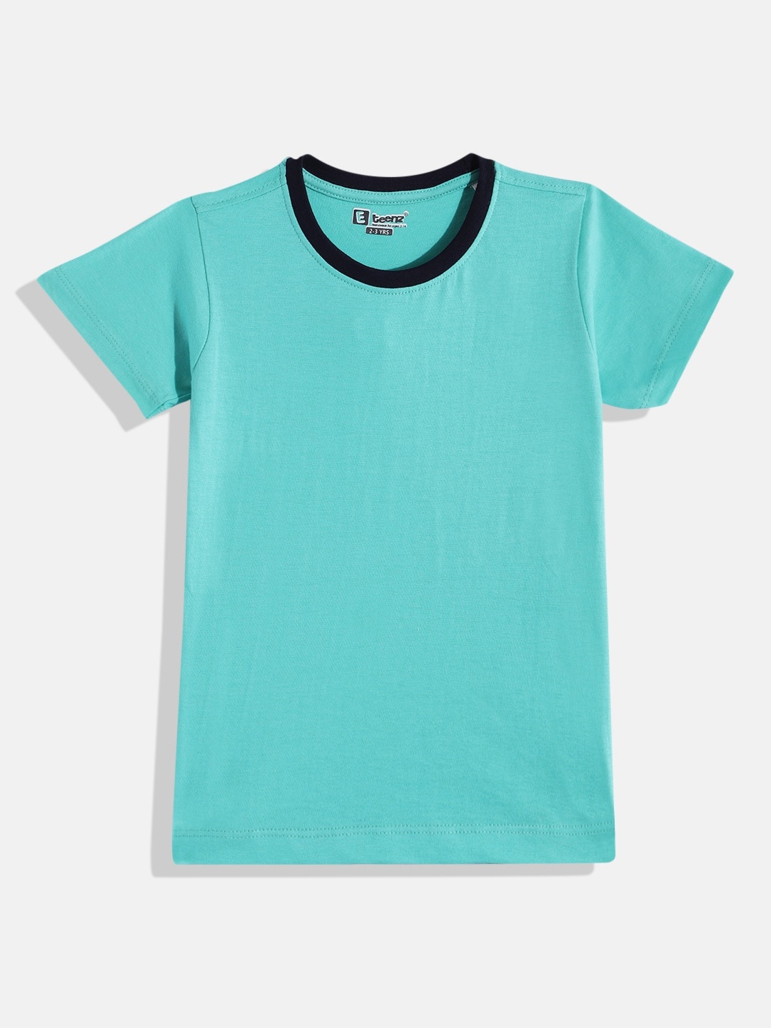 

Eteenz Boys Cotton T-shirt, Turquoise blue