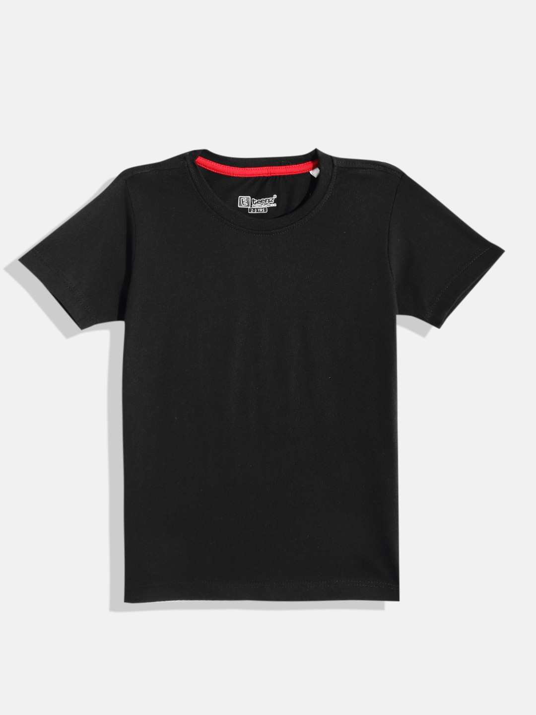 

Eteenz Boys Premium Cotton T-shirt, Black