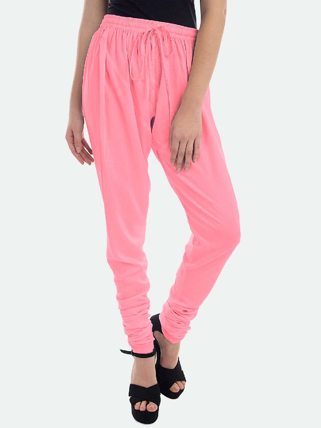 

PATRORNA Women Mid Rise Churidar, Pink