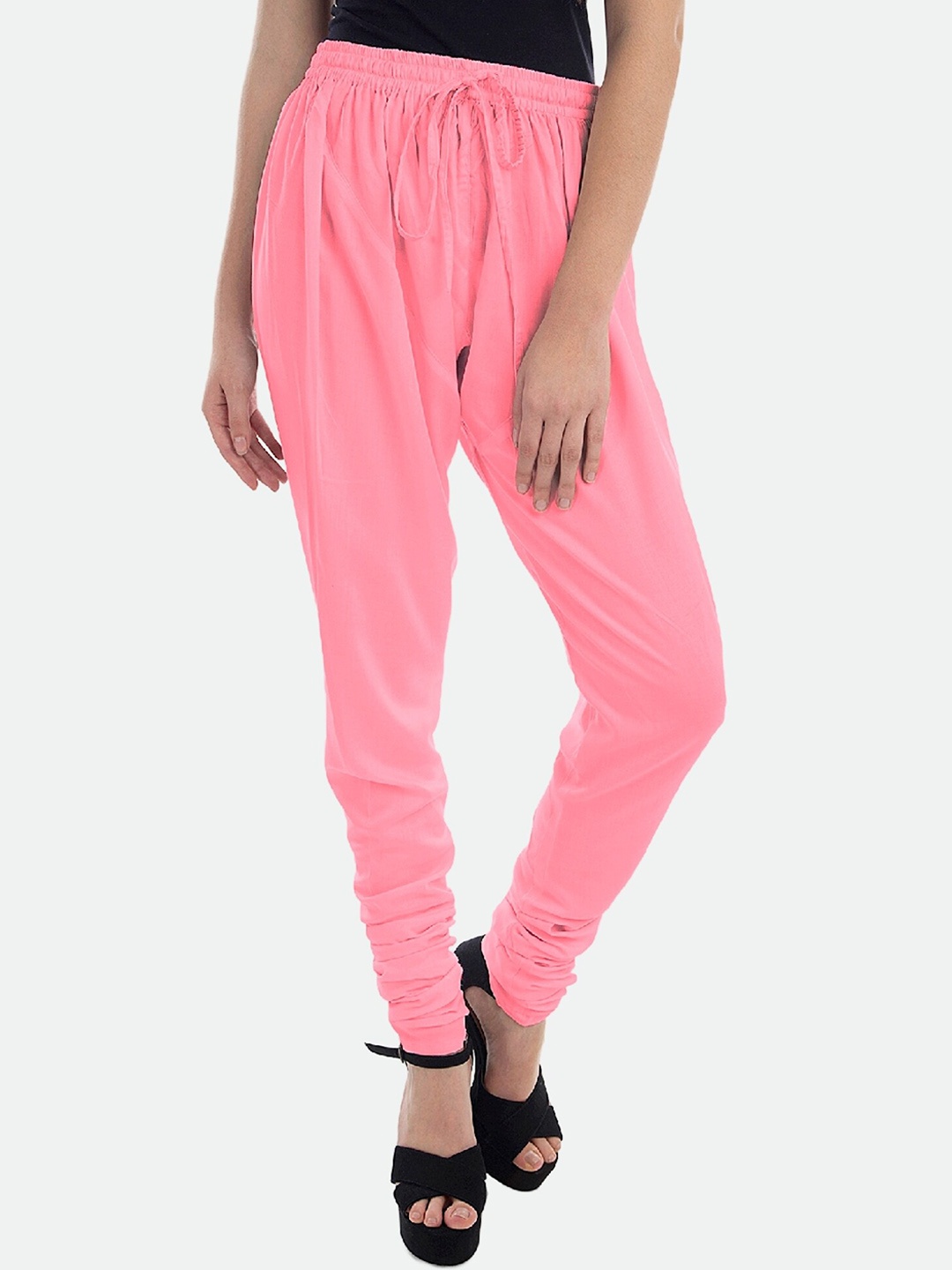

PATRORNA Women Regular Fit Churidar, Pink