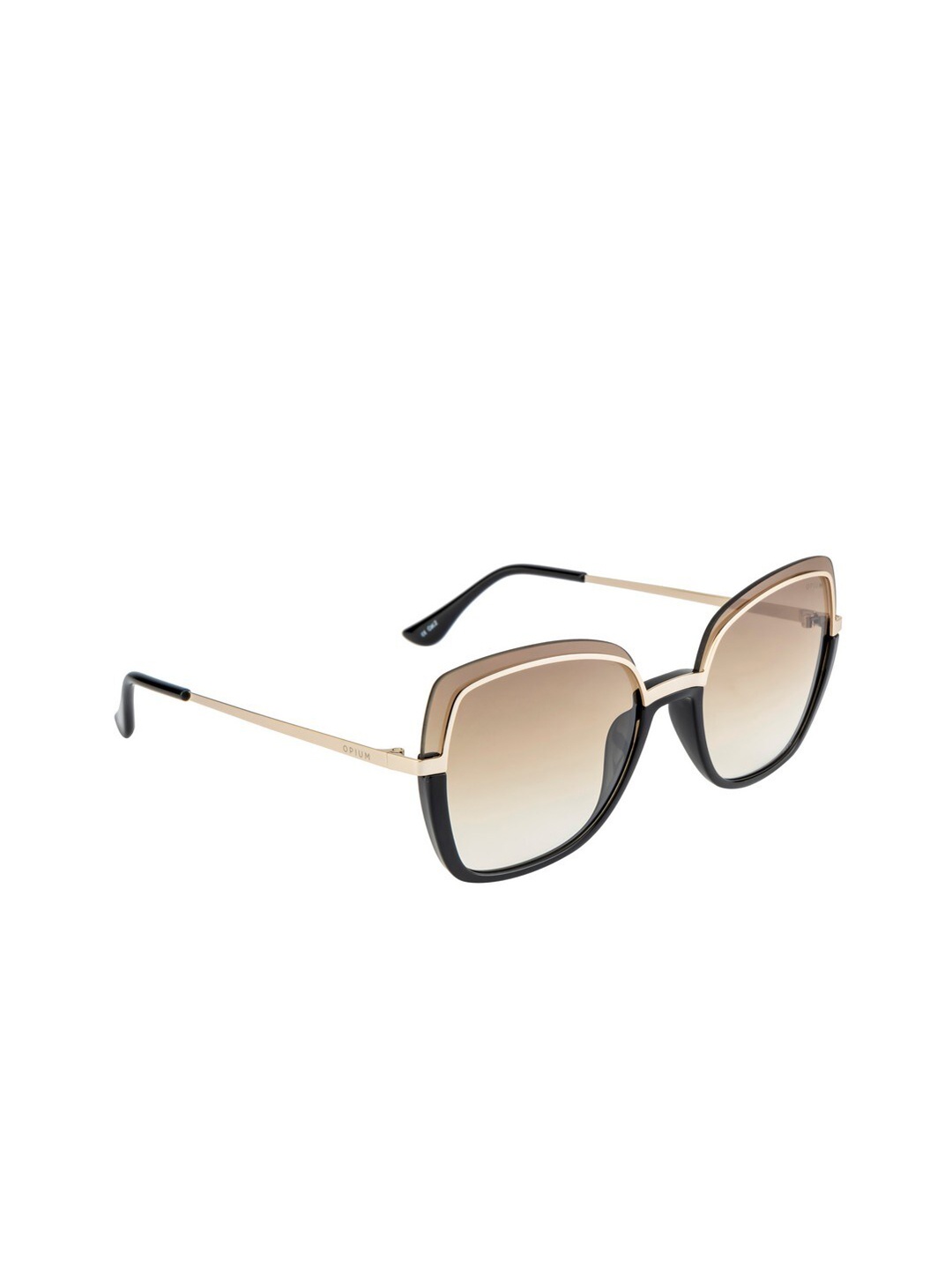 

OPIUM Women Lens & Butterfly Sunglasses With UV Protected Lens OP-1951-C01, Brown