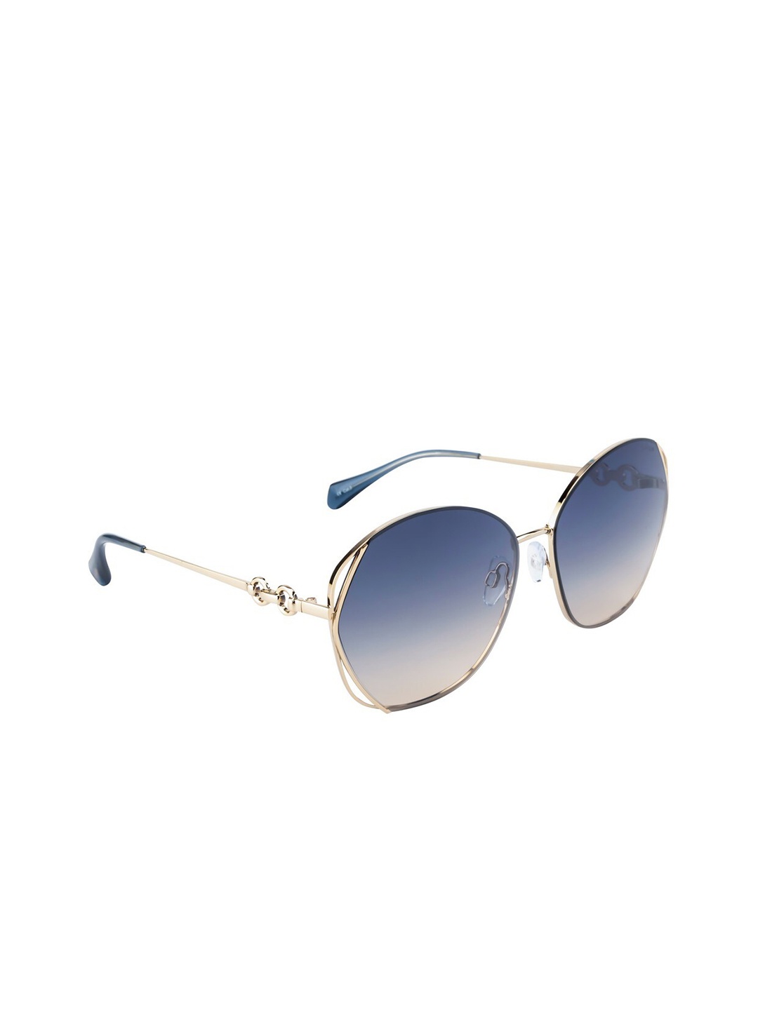 

OPIUM Lens & Butterfly Sunglasses with UV Protected Lens OP-10076-C02, Blue