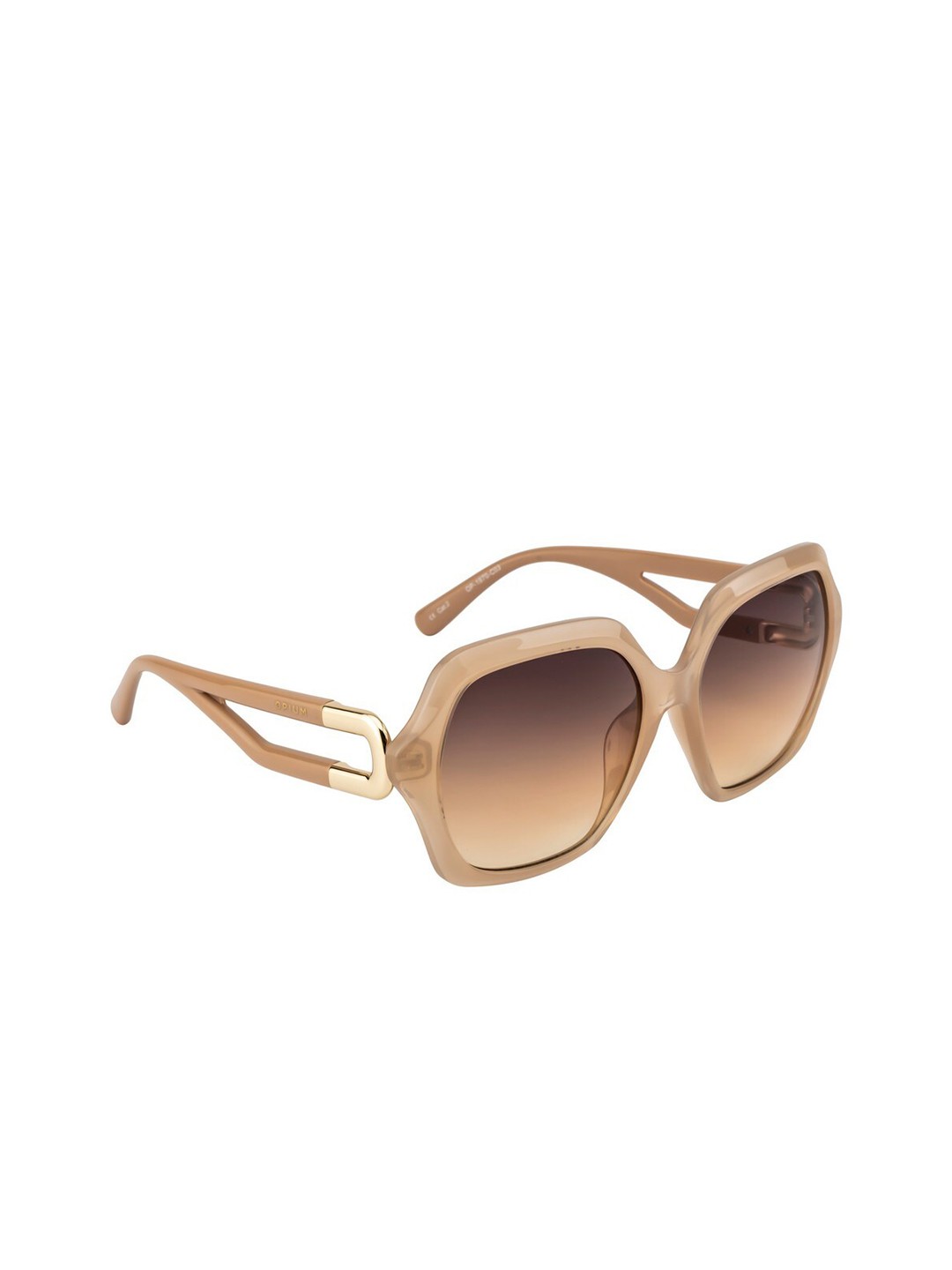 

OPIUM Women UV Protected Lens Sunglasses with OP-1970-C03, Gold