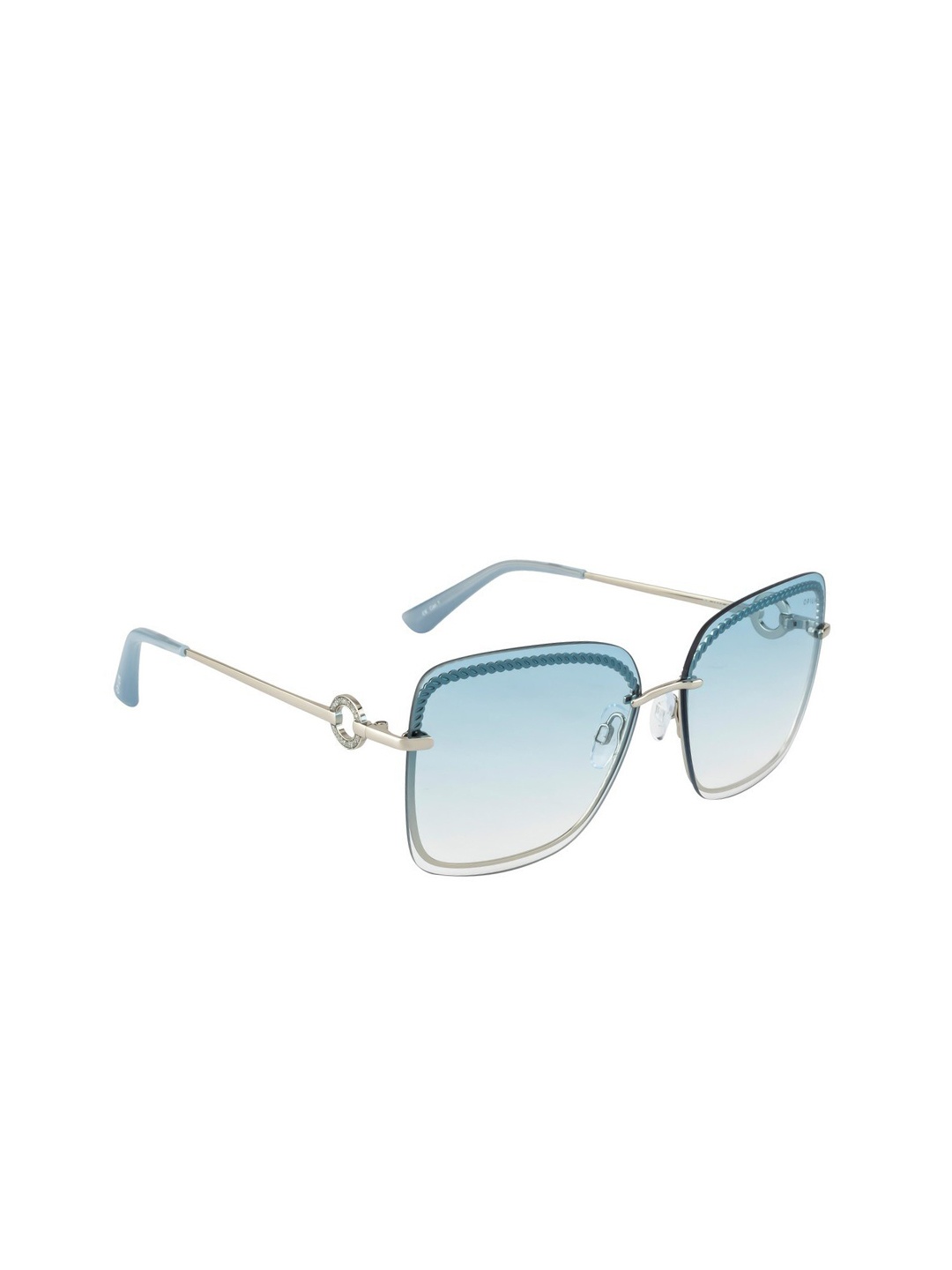 

OPIUM Lens & Square Sunglasses with UV Protected Lens OP-1965-C02, Blue
