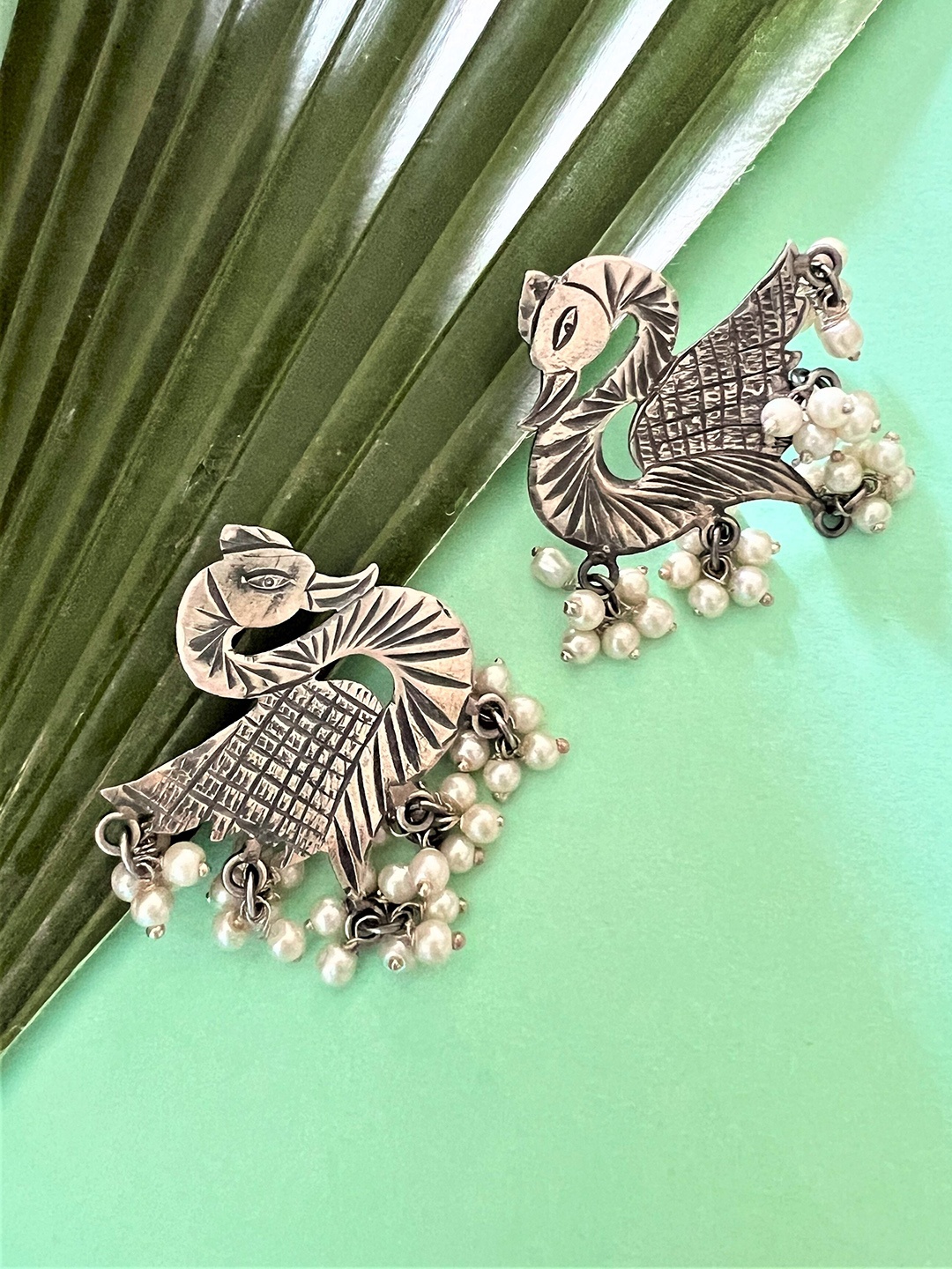 

Arte Jewels Contemporary Studs Earrings, Silver