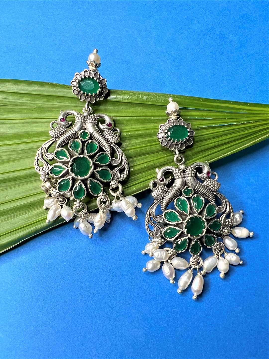 

Arte Jewels Contemporary Drop Earrings, Silver