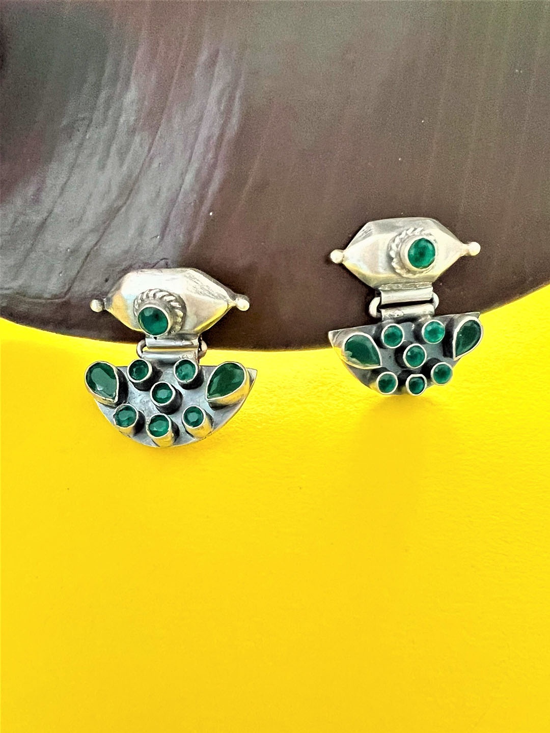 

Arte Jewels Studded Contemporary Sterling Silver Studs Earrings