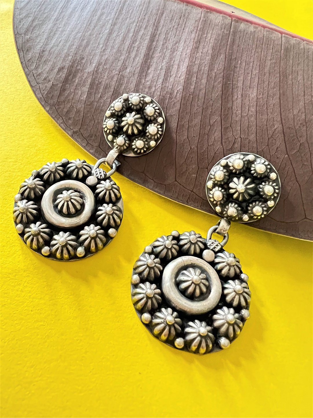 

Arte Jewels Contemporary Drop Earrings, Silver