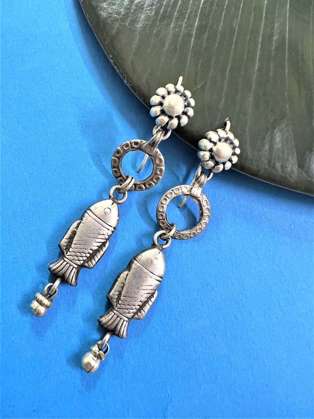 

Arte Jewels Contemporary Drop Earrings, Silver