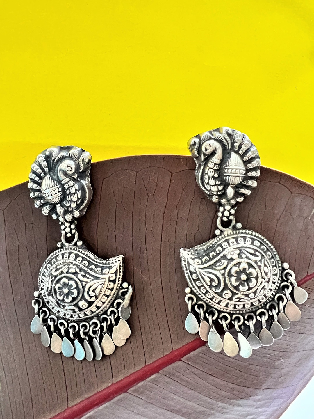 

Arte Jewels Contemporary Drop Earrings, Silver