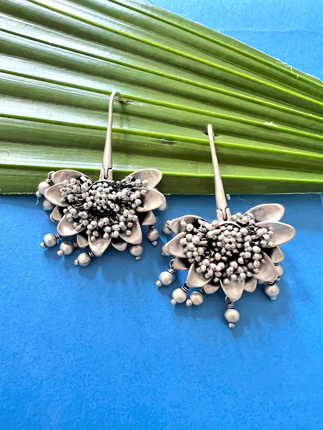 

Arte Jewels Contemporary Drop Earrings, Silver