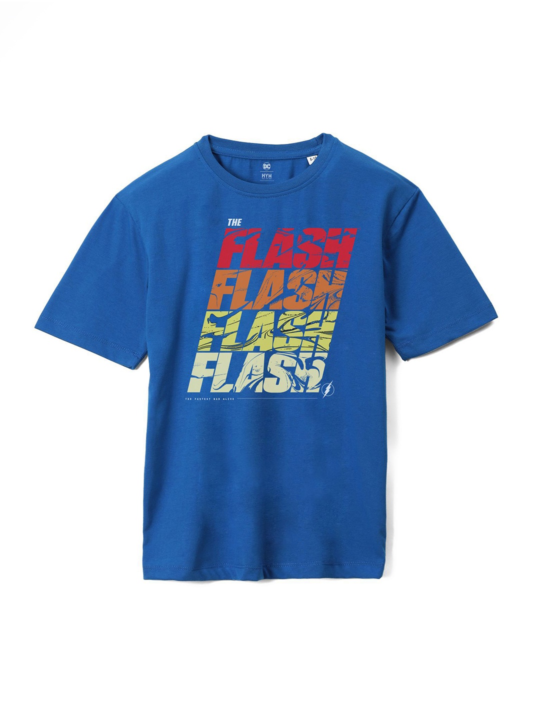 

Wear Your Mind Boys Typography Printed Pure Cotton T-shirt, Blue