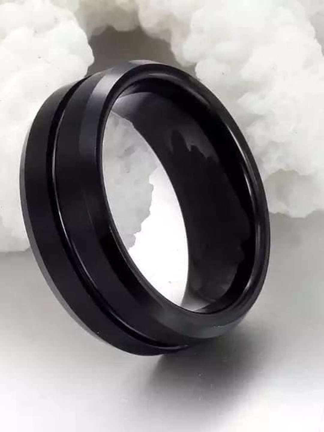 

MEENAZ Men Set Of 2 Silver-Plated Finger Rings