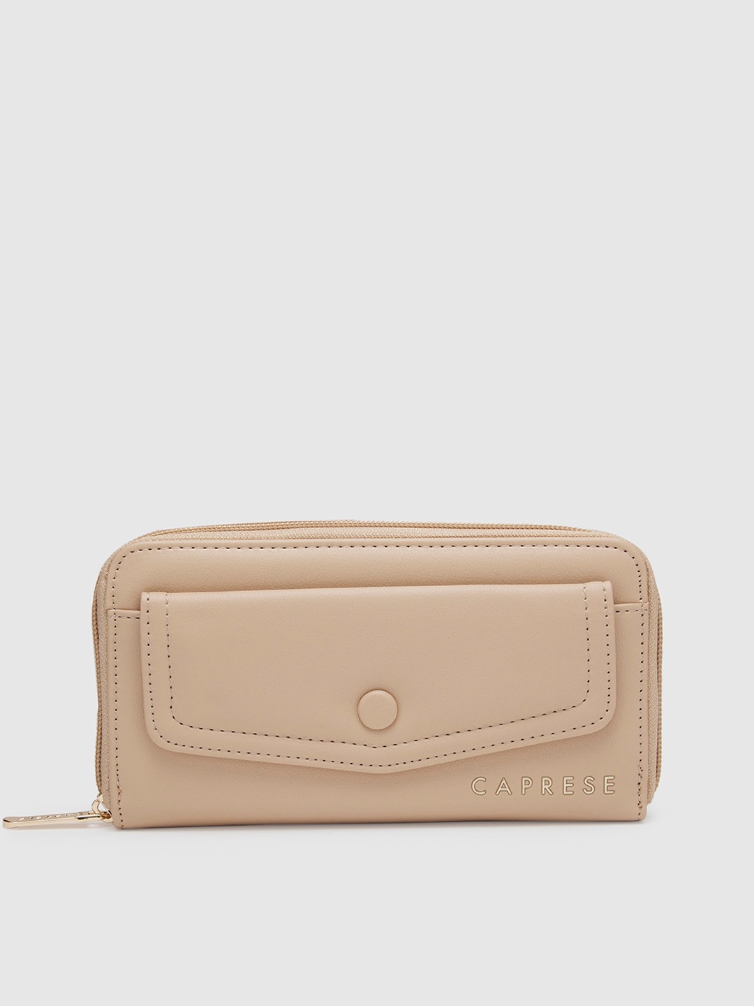 

Caprese Women Zip Around Wallet, Cream