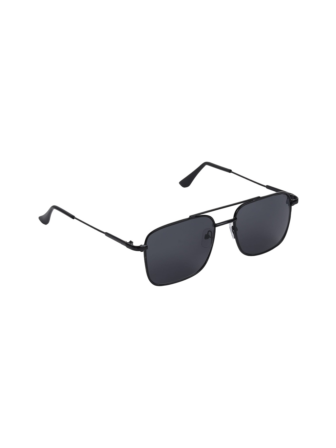 

CRIBA Full Rim Square Sunglasses with UV Protected Lens CR_3076_BLK, Black