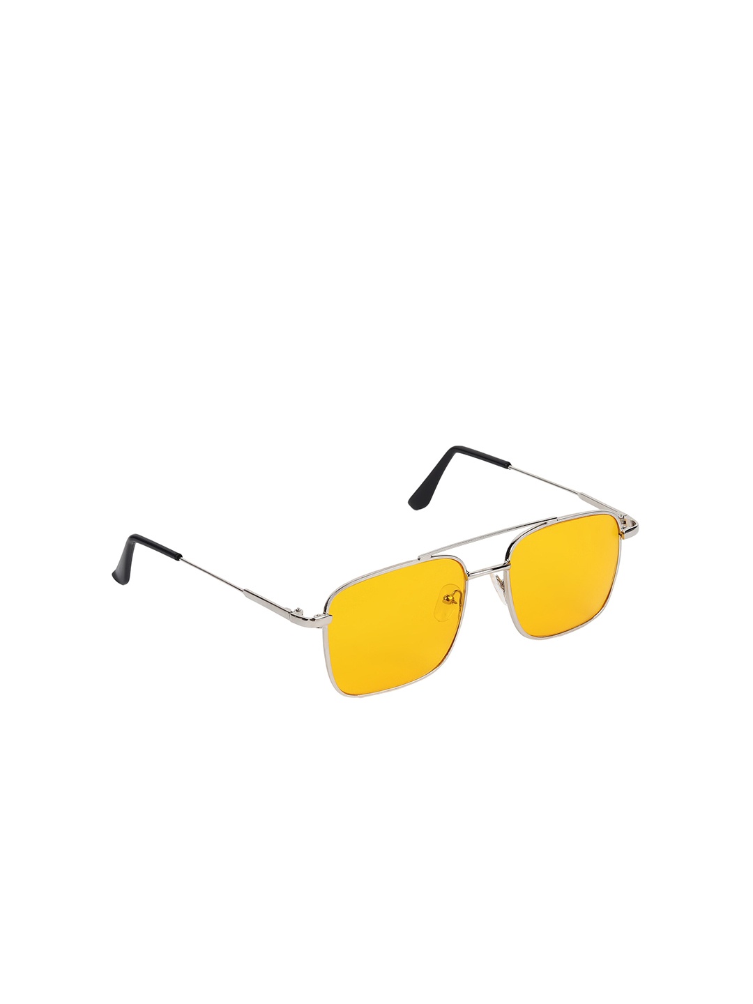 

CRIBA Full Rim Square Sunglasses with UV Protected Lens CR_3076_N-YLW, Yellow